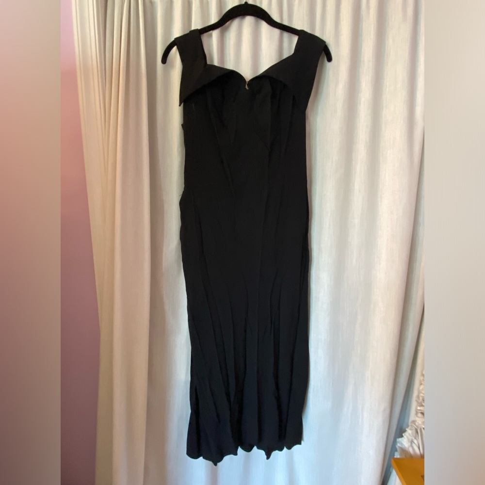 Classic Vintage Unique Black Dress Size Woman’s ~ 10